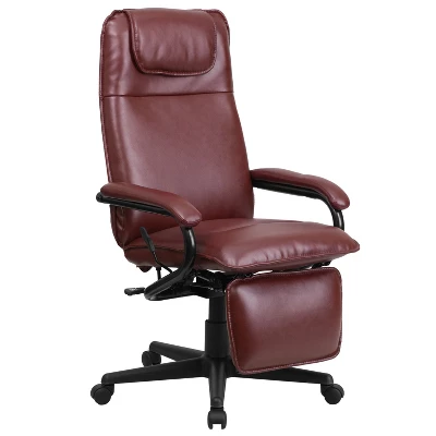 Flash Furniture High Back LeatherSoft Executive Reclining Ergonomic Swivel Office Chair With Arms 13 Flash Furniture High Back LeatherSoft Executive Reclining Ergonomic Swivel Office Chair With Arms - Image 13