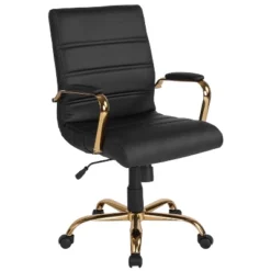 Flash Furniture Mid-Back Executive Swivel Office Chair With Metal Frame And Arms 27 Flash Furniture Mid-Back Executive Swivel Office Chair With Metal Frame And Arms -Flash Furniture Shop GUEST 50639e18 9585 4ed3 a50d 5928f274ea71