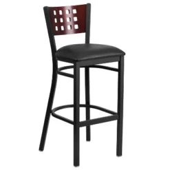 Flash Furniture Black Decorative Cutout Back Metal Restaurant Barstool -Flash Furniture Shop GUEST 50e9766e 3f0c 418c 8553 23e35ebc2bc8