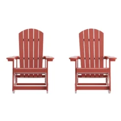 Flash Furniture Savannah All-Weather Poly Resin Wood Adirondack Rocking Chair With Rust Resistant Stainless Steel Hardware - Set Of 2 -Flash Furniture Shop GUEST 51de4852 8094 4721 a5b5 fed855751ba7