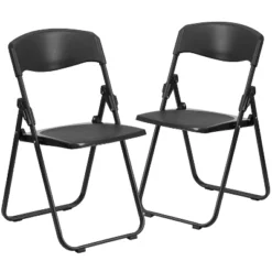 Flash Furniture 2 Pack HERCULES Series 500 Lb. Capacity Heavy Duty Plastic Folding Chair With Built-in Ganging Brackets -Flash Furniture Shop GUEST 5314eb71 4f4b 4a72 a900 e1112af6ab18
