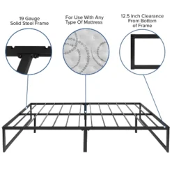 Flash Furniture 14 Inch Metal Platform Bed Frame With 10 Inch Pocket Spring Mattress In A Box (No Box Spring Required) 16 Flash Furniture 14 Inch Metal Platform Bed Frame With 10 Inch Pocket Spring Mattress In A Box (No Box Spring Required) -Flash Furniture Shop GUEST 53f7f33c 0493 40e9 8956 7a6dd752b024