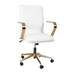 Flash Furniture James Mid-Back Designer Executive Upholstered Office Chair With Brushed Metal Base And Arms 33 Flash Furniture James Mid-Back Designer Executive Upholstered Office Chair With Brushed Metal Base And Arms -Flash Furniture Shop GUEST 54a1a909 c1db 43d4 b8b2 301ebee0ea90