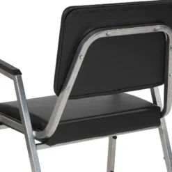Flash Furniture HERCULES Series 1000 Lb. Rated Black Antimicrobial Vinyl Bariatric Medical Reception Arm Chair With 3/4 Panel Back -Flash Furniture Shop GUEST 54d3efaf 25a2 4a8e 8866 d0f8091b890c