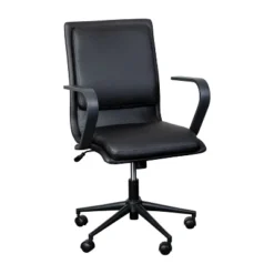 Flash Furniture James Mid-Back Designer Executive Upholstered Office Chair With Brushed Metal Base And Arms 29 Flash Furniture James Mid-Back Designer Executive Upholstered Office Chair With Brushed Metal Base And Arms -Flash Furniture Shop GUEST 55174d8a 24c9 4557 8bfc 9c2d1f3b7f48