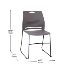 Flash Furniture HERCULES Series Commercial Grade 660 Lb. Capacity Plastic Stack Chair With Powder Coated Sled Base Frame And Integrated Carrying Handle 18 Flash Furniture HERCULES Series Commercial Grade 660 Lb. Capacity Plastic Stack Chair With Powder Coated Sled Base Frame And Integrated Carrying Handle -Flash Furniture Shop GUEST 5586c882 a7c3 429f 8381 371aa72134b8
