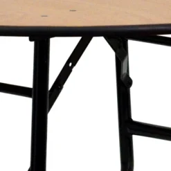 Flash Furniture 4-Foot Round Wood Folding Banquet Table With Clear Coated Finished Top -Flash Furniture Shop GUEST 5645b642 ee24 4959 a906 9a35e7ec1e1b