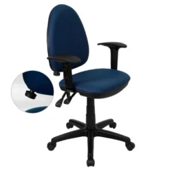Flash Furniture Mid-Back Fabric Multifunction Swivel Ergonomic Task Office Chair With Adjustable Lumbar Support And Adjustable Arms -Flash Furniture Shop GUEST 5aa860dc 89e6 4ff6 871c cb359ab9921c