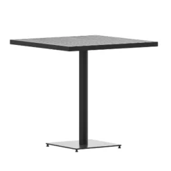 Flash Furniture Outdoor Patio Bistro Dining Table With Faux Teak Poly Slats -Flash Furniture Shop GUEST 5baa1b07 6a1c 4db2 96df 6ed30be1ad70