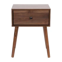Flash Furniture Hatfield Mid-Century Modern One Drawer Wood Nightstand, Side Accent Or End Table With Soft Close Storage Drawer, Dark Walnut 16 Flash Furniture Hatfield Mid-Century Modern One Drawer Wood Nightstand, Side Accent Or End Table With Soft Close Storage Drawer, Dark Walnut -Flash Furniture Shop GUEST 5bce26da 232f 4af1 973a ccefa71c64e1