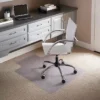 3'x4' Rectangle With Lip Solid Office Chair Mat Clear - Flash Furniture