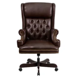High Back Traditional LeatherSoft Tufted Executive Ergonomic Office Leather Chair Brown - Flash Furniture -Flash Furniture Shop GUEST 5f2f1cdf d51f 4c6a 891f 8f5b1ee0e36c