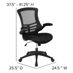 Flash Furniture 48"W X 24"D Electric Height Adjustable Standing Desk With Mesh Swivel Ergonomic Task Office Chair -Flash Furniture Shop GUEST 5f375637 1882 4d3b 9af5 810c3507ebfd