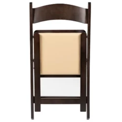 Flash Furniture HERCULES Series Chocolate Wood Folding Chair With Vinyl Padded Seat -Flash Furniture Shop GUEST 5f5c1371 29b5 4ebf 8919 c5551ed91bfd