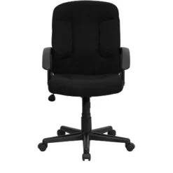 Mid-Back Black Fabric Executive Swivel Office Chair With Nylon Arms Black - Flash Furniture 7 Mid-Back Black Fabric Executive Swivel Office Chair With Nylon Arms Black - Flash Furniture -Flash Furniture Shop GUEST 5fa97371 fc03 45e9 aa81 f98fdfd1e053
