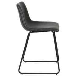 Flash Furniture 24 Inch Commercial Grade LeatherSoft Counter Height Barstools, Set Of 2 -Flash Furniture Shop GUEST 5fad9f6d 253b 4905 b734 c5841aa452b1