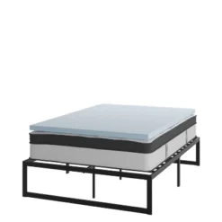Flash Furniture 14 Inch Metal Platform Bed Frame With 12 Inch Pocket Spring Mattress In A Box And 2 Inch Cool Gel Memory Foam Topper -Flash Furniture Shop GUEST 5fe94ba5 da5e 4c5d b270 56f38ac9ed99