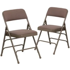 Flash Furniture HERCULES Series Metal Folding Chairs With Padded Seats | Set Of 2 Black Metal Folding Chairs -Flash Furniture Shop GUEST 5fed04f7 0dc1 4ca4 af9b fb60e061b14e