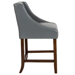 Flash Furniture Carmel Series 24" High Transitional Wood Counter Height Stool With Accent Nail Trim -Flash Furniture Shop GUEST 6211ab4d b4ec 484b 8f85 86f8341066b9