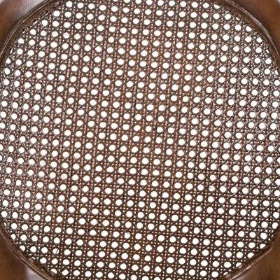 Flash Furniture 26'' High Expresso Wood Counter Height Stool With Arms, Woven Rattan Back And Black LeatherSoft Swivel Seat 9 Flash Furniture 26'' High Expresso Wood Counter Height Stool With Arms, Woven Rattan Back And Black LeatherSoft Swivel Seat - Image 9