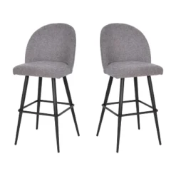 Flash Furniture Lyla Commercial Grade Modern Armless Barstools With Contoured Backrest, Steel Frame And Integrated Footrest - Set Of 2 -Flash Furniture Shop GUEST 65554076 0741 4e9f bf29 c8628685e9a3