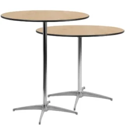 Flash Furniture 36'' Round Wood Cocktail Table With 30'' And 42'' Columns -Flash Furniture Shop GUEST 66809aba 20e0 40f3 b61c 7745dc7736e3
