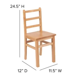 Flash Furniture Kids Natural Solid Wood Table And Chair Set For Classroom, Playroom, Kitchen -Flash Furniture Shop GUEST 66977dda ee60 4991 ba1c a2128c0381c2