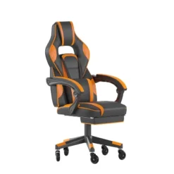 Flash Furniture X40 Gaming Chair Racing Computer Chair With Fully Reclining Back/Arms And Transparent Roller Wheels, Slide-Out Footrest -Flash Furniture Shop GUEST 67518d71 ec29 4a73 84c1 8a61dd2057e5