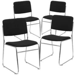 Flash Furniture 4 Pack HERCULES Series 500 Lb. Capacity High Density Stacking Chair With Sled Base -Flash Furniture Shop GUEST 6809e894 d44a 4fcf a069 325c678903a4