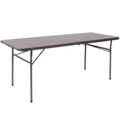 Flash Furniture 6-Foot Bi-Fold Plastic Banquet And Event Folding Table With Carrying Handle -Flash Furniture Shop GUEST 6a27b85a f726 4cd9 a758 7a8027c740dd