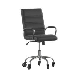 Flash Furniture Camilia Mid-Back Executive Swivel Office Chair With Arms, And Transparent Roller Wheels 22 Flash Furniture Camilia Mid-Back Executive Swivel Office Chair With Arms, And Transparent Roller Wheels -Flash Furniture Shop GUEST 6adebb25 29cf 4cf7 8bf9 c6fd37dedea1