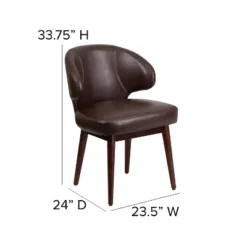 Flash Furniture Comfort Back Series Side Reception Chair With Walnut Legs -Flash Furniture Shop GUEST 6c2f7316 f8eb 448a a03a 524ee7badd0a