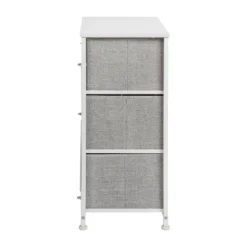 Flash Furniture 3 Drawer Wood Top Cast Iron Frame Vertical Storage Dresser With Easy Pull Fabric Drawers -Flash Furniture Shop GUEST 6c6b08a3 0c1a 47e6 aadf a6c51a2dda42