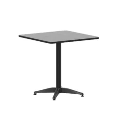 Flash Furniture Mellie 27.5'' Square Aluminum Indoor-Outdoor Table With Base -Flash Furniture Shop GUEST 6c76d169 7b91 4b62 a802 f203680b0136