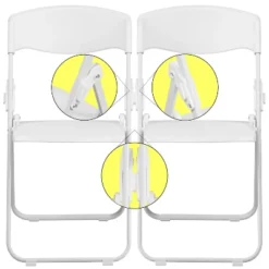 Flash Furniture 2 Pack HERCULES Series 500 Lb. Capacity Heavy Duty Plastic Folding Chair With Built-in Ganging Brackets -Flash Furniture Shop GUEST 6d009dc4 fa46 47dd 871d 430dbfa1a072