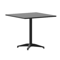 Flash Furniture Mellie 31.5'' Square Aluminum Indoor-Outdoor Table With Base -Flash Furniture Shop GUEST 6ee7151e 60c4 4db7 b07f d5627fcb56f5