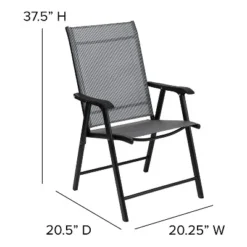 Flash Furniture Black Outdoor Folding Patio Sling Chair (2 Pack) -Flash Furniture Shop GUEST 6fd18dd2 2b50 4be4 9bb2 1fd1f8bfbdda