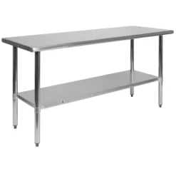 Flash Furniture Stainless Steel 18 Gauge Prep And Work Table With Undershelf - NSF Certified -Flash Furniture Shop GUEST 7292ddc8 c6a2 455c 8453 38e8499c00fa