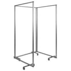 Flash Furniture Transparent Acrylic Mobile Partition With Lockable Casters (3 Sections Included) -Flash Furniture Shop GUEST 72f64ff9 45e7 437c 9a17 6869febbd174