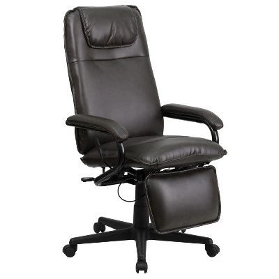 Flash Furniture High Back LeatherSoft Executive Reclining Ergonomic Swivel Office Chair With Arms 12 Flash Furniture High Back LeatherSoft Executive Reclining Ergonomic Swivel Office Chair With Arms - Image 12