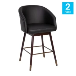 Flash Furniture Margo Commercial Grade Mid-Back Modern Barstool With Beechwood Legs And Curved Back - Set Of 2 -Flash Furniture Shop GUEST 7441e761 df12 4adc a354 ae38cff17c62