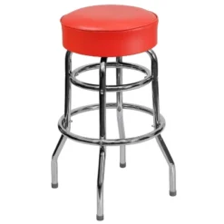 Flash Furniture Double Ring Chrome Barstool -Flash Furniture Shop GUEST 745aaad4 d355 4599 aa87 6b1ff76ca23c
