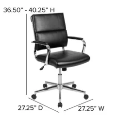 Flash Furniture Mid-Back LeatherSoft Contemporary Panel Executive Swivel Office Chair -Flash Furniture Shop GUEST 74df2e5e 7707 4cc4 808f 60b22c551ac6