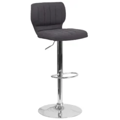 Flash Furniture Contemporary Vinyl Adjustable Height Barstool With Vertical Stitch Back And Chrome Base 27 Flash Furniture Contemporary Vinyl Adjustable Height Barstool With Vertical Stitch Back And Chrome Base -Flash Furniture Shop GUEST 7647ee75 4ab7 45d6 b9bc 6fc39baff883