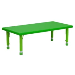 Flash Furniture 24"W X 48"L Rectangular Plastic Height Adjustable Activity Table -Flash Furniture Shop GUEST 770b9d84 e4d0 4f75 88d1 84fc3fbb5dfd
