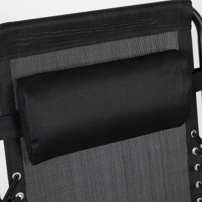 Flash Furniture Adjustable Folding Mesh Zero Gravity Reclining Lounge Chair With Pillow And Cup Holder Tray, Set Of 2 9 Flash Furniture Adjustable Folding Mesh Zero Gravity Reclining Lounge Chair With Pillow And Cup Holder Tray, Set Of 2 - Image 9