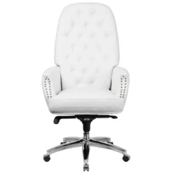 Flash Furniture High Back Traditional Tufted White LeatherSoft Multifunction Executive Swivel Ergonomic Office Chair With Arms -Flash Furniture Shop GUEST 776b0032 d0d6 49c9 98e1 cfe34fe71819