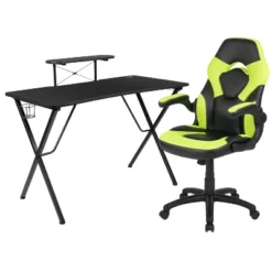 Flash Furniture Gaming Desk And Racing Chair Set With Cup Holder, Headphone Hook, And Monitor/Smartphone Stand -Flash Furniture Shop GUEST 77fc4ee4 fc62 4626 bb36 f001d39d305c