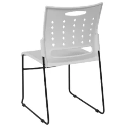 Flash Furniture HERCULES Series 881 Lb. Capacity White Sled Base Stack Chair With Air-Vent Back 14 Flash Furniture HERCULES Series 881 Lb. Capacity White Sled Base Stack Chair With Air-Vent Back -Flash Furniture Shop GUEST 78d4e6a2 2cb1 4da1 a735 f52a80e9c572