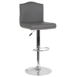Flash Furniture Bellagio Contemporary Adjustable Height Crown Back Barstool With Accent Nail Trim -Flash Furniture Shop GUEST 79019174 ca7f 46a2 ac65 7b26905e9130